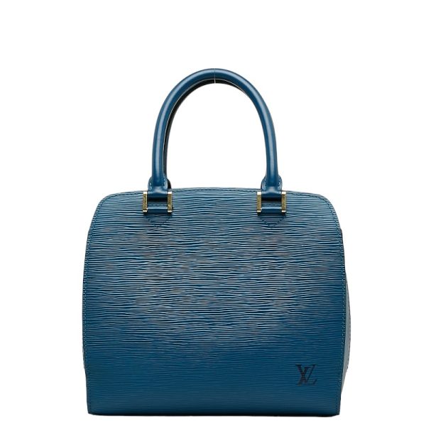 1 0131371 1 Louis Vuitton Epi Pont Neuf Handbag M52055 Toledo Blue Leather