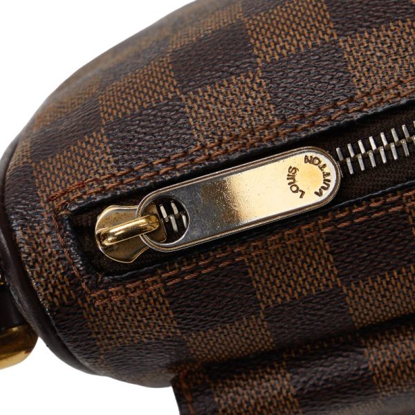 1 0131440 7 Louis Vuitton Damier Ravello GM Shoulder Bag Brown