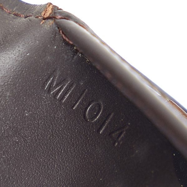 1 0131633 10 Louis Vuitton Monogram Glace Portefeuille Double Wallet M66480 Coffee Brown Leather