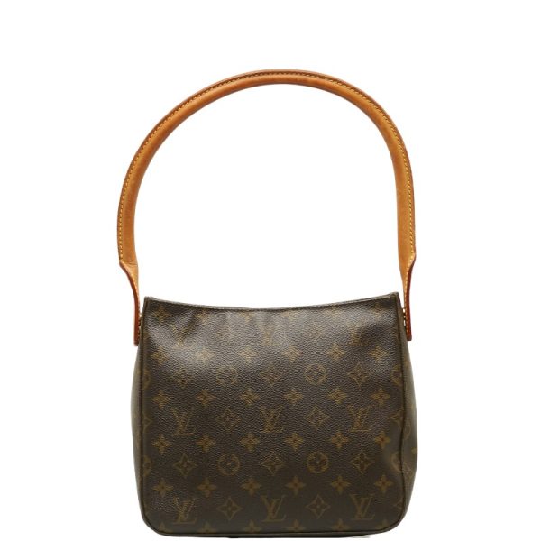 1 0134236 1 Louis Vuitton Monogram Looping MM Shoulder Bag M51146 Brown