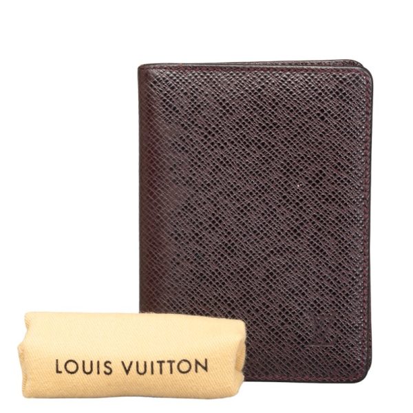 1 0135619 13 Louis Vuitton Taiga Porto 2 Cult Case M30496 Acaju Brown