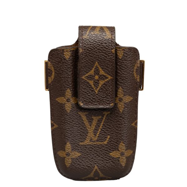 1 0137971 1 Louis Vuitton Monogram Etuit Telephone International Case M63064 Brown