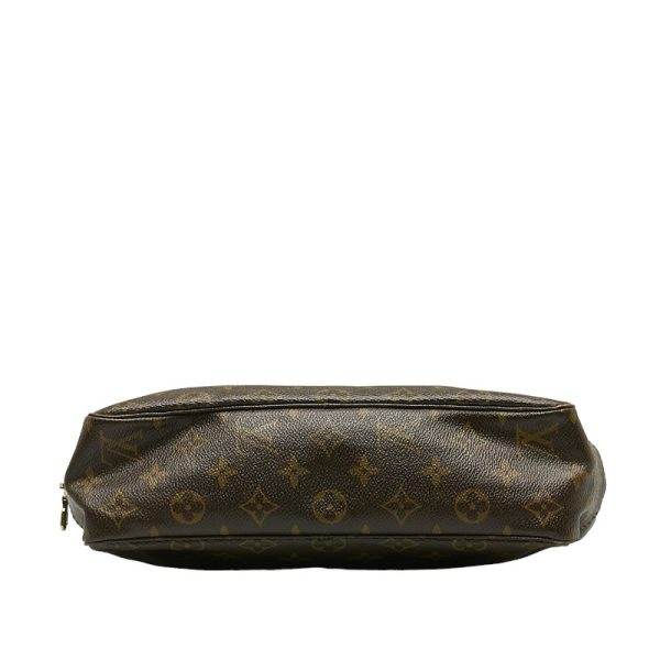 1 0138623 4 Louis Vuitton Monogram True Toilet 28 Clutch M47522 Brown