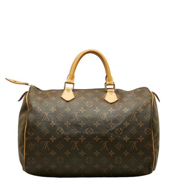 1 0139133 3 Louis Vuitton Monogram Speedy 35 M41524 Brown