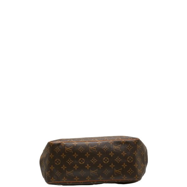 1 0139147 4 Louis Vuitton Monogram Batignolle Vertical Shoulder Bag Brown