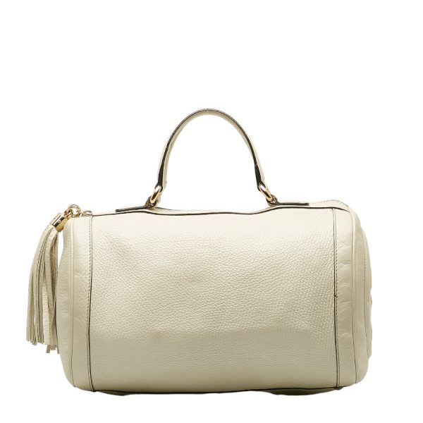 1 0139391 1 Gucci Soho Interlocking G Handbag Mini Bag White