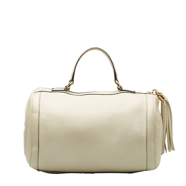 1 0139391 3 Gucci Soho Interlocking G Handbag Mini Bag White