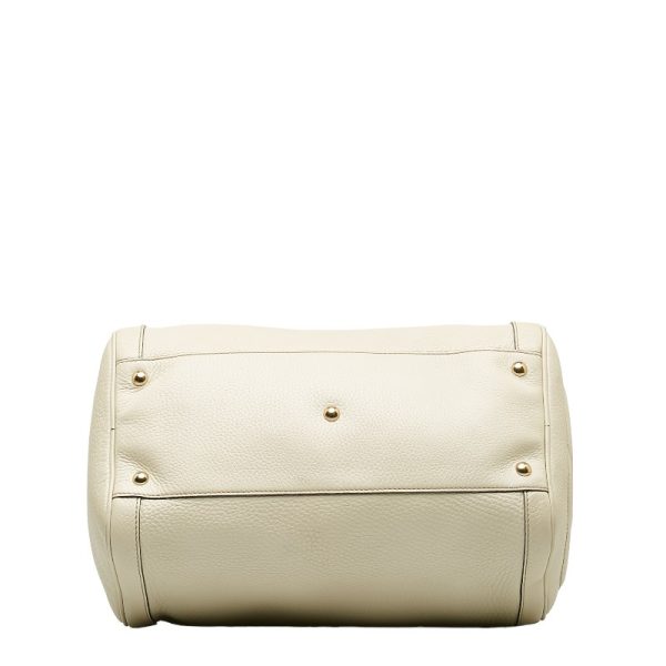 1 0139391 4 Gucci Soho Interlocking G Handbag Mini Bag White