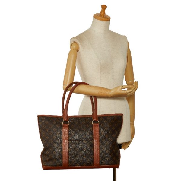 1 0140310 13 Louis Vuitton Sack Weekend PM Shoulder Bag M42425 Brown