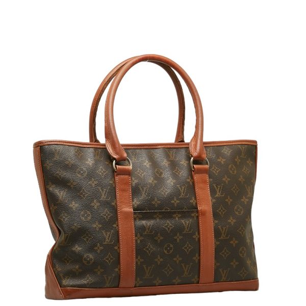 1 0140310 2 Louis Vuitton Sack Weekend PM Shoulder Bag M42425 Brown