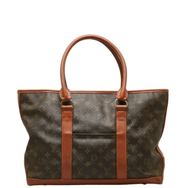 1 0140310 3 Louis Vuitton Sack Weekend PM Shoulder Bag M42425 Brown