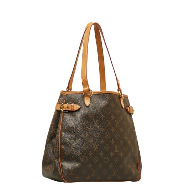 1 0140318 2 Louis Vuitton Monogram Batignolle Vertical Tote M51153 Brown