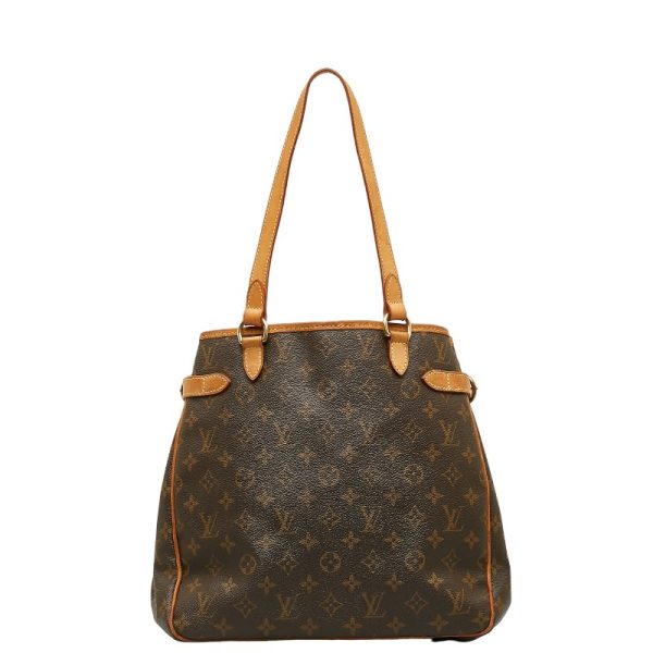 1 0140318 3 Louis Vuitton Monogram Batignolle Vertical Tote M51153 Brown