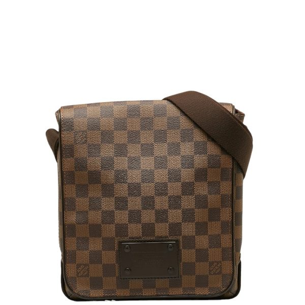 1 0140330 1 Louis Vuitton Damier Brooklyn PM Bag N51210 Brown