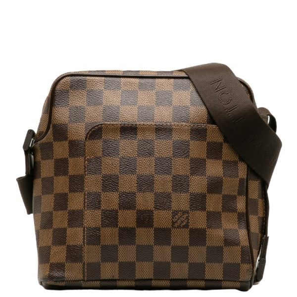 1 0141003 1 Louis Vuitton Damier Olaf PM Shoulder Bag N41442 Brown