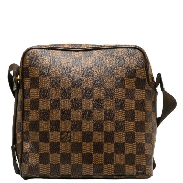 1 0141003 3 Louis Vuitton Damier Olaf PM Shoulder Bag N41442 Brown