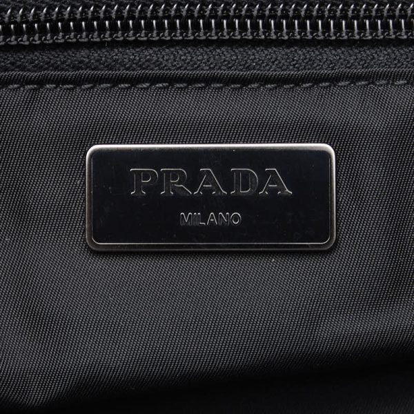 1 0142703 9 Prada Camouflage Triangle Logo Plate Crossbody Shoulder Bag Red Black Nylon