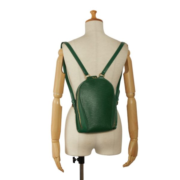 1 0142740 11 Louis Vuitton Epi Mabillon Rucksack Backpack M52234 Green