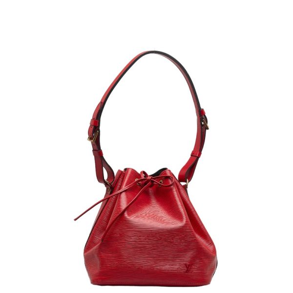 1 0143335 1 Louis Vuitton Epi Petit Noe Shoulder Bag M44107 Castilian Red