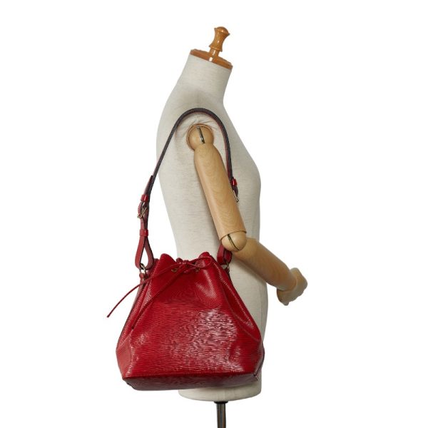 1 0143335 9 Louis Vuitton Epi Petit Noe Shoulder Bag M44107 Castilian Red