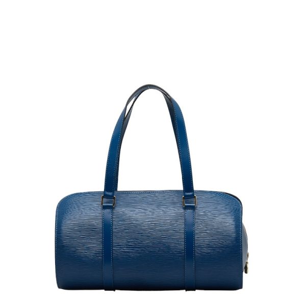 1 0143337 4 Louis Vuitton Epi Soufflot M52225 Toledo Blue Leather