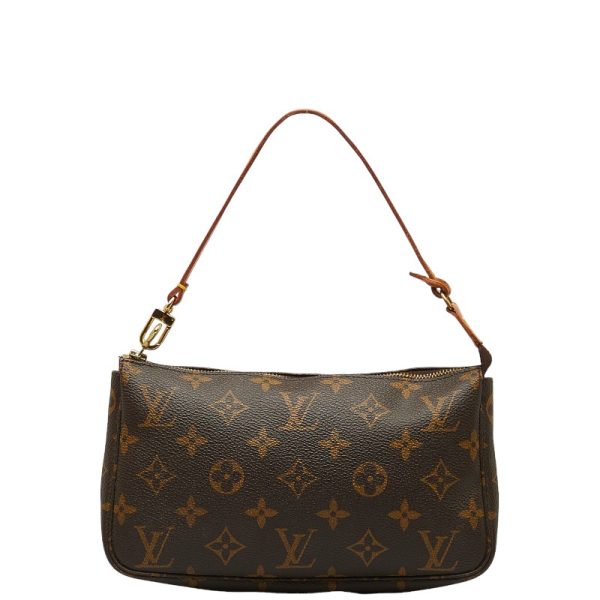 1 0144198 1 Louis Vuitton Monogram Pochette Accessory Pouch M40712 Brown