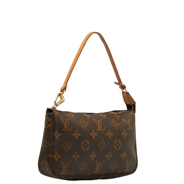 1 0144198 2 Louis Vuitton Monogram Pochette Accessory Pouch M40712 Brown