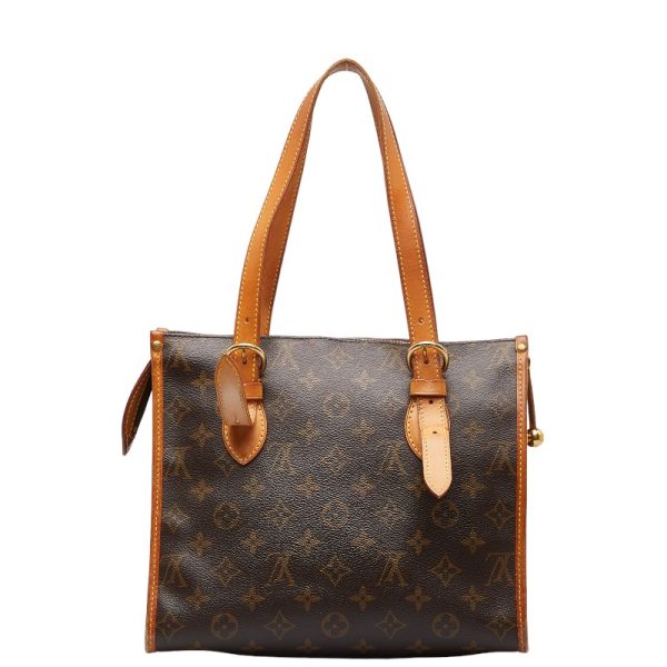 1 0144453 3 Louis Vuitton Monogram Popincourt Eau Shoulder Bag Brown