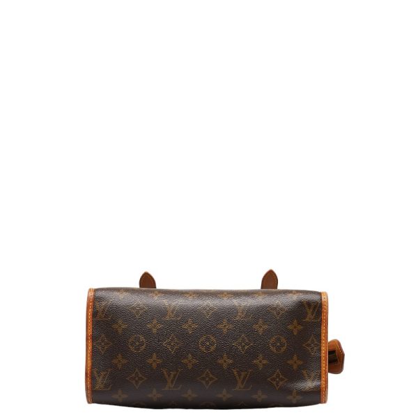 1 0144453 4 Louis Vuitton Monogram Popincourt Eau Shoulder Bag Brown