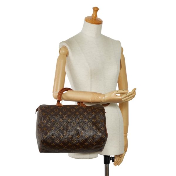 1 0145262 10 Louis Vuitton Monogram Speedy 30 M41526 Brown