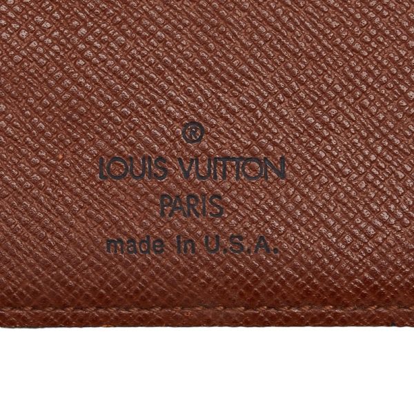 1 0145711 8 Louis Vuitton Monogram Viennois Wallet M61663 Brown Leather