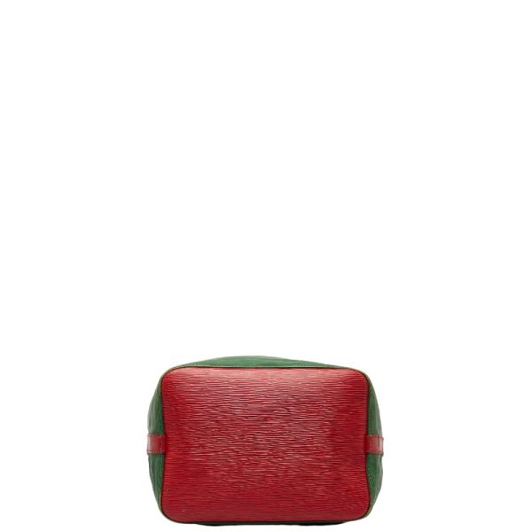 1 0145737 4 Louis Vuitton Epi Petit Noe Shoulder Bag M44147 Borneo Green Red Leather