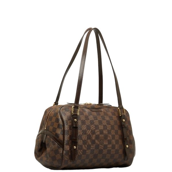 1 0145752 2 Louis Vuitton Damier Rivington GM Shoulder Bag N41158 Brown