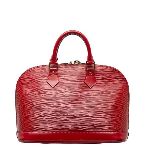 1 0145791 1 Louis Vuitton Epi Alma Handbag M52147 Castilian Red Leather