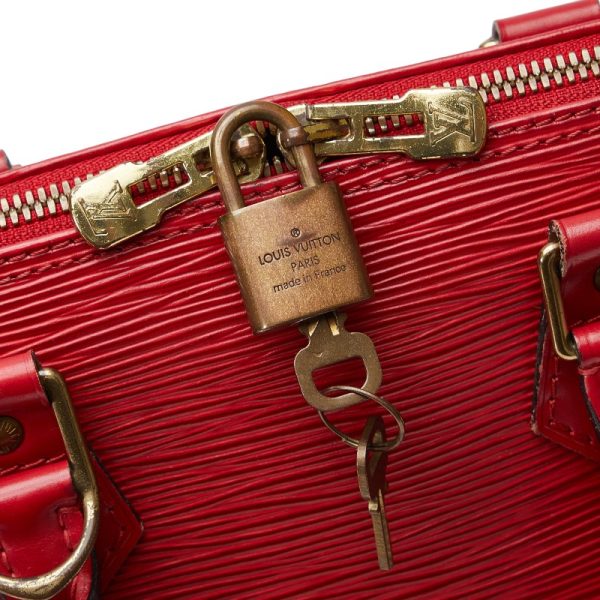 1 0145791 7 Louis Vuitton Epi Alma Handbag M52147 Castilian Red Leather