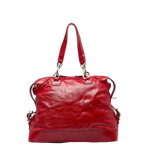 1 0145816 3 Celine Handbag Red Leather