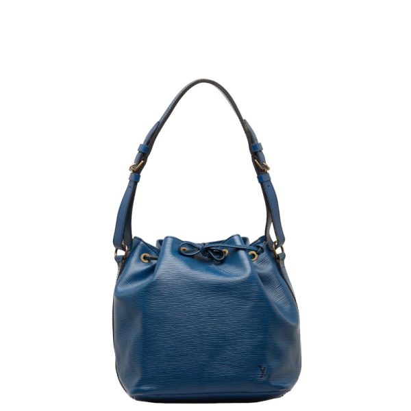 1 0146407 1 Louis Vuitton Epi Petit Noe Shoulder Bag M44105 Toledo Blue Leather