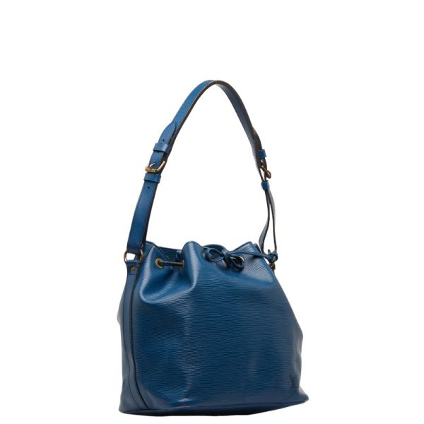 1 0146407 2 Louis Vuitton Epi Petit Noe Shoulder Bag M44105 Toledo Blue Leather