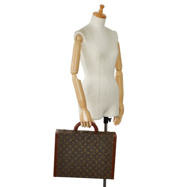 1 0147064 13 Louis Vuitton Monogram Coteville 40 Briefcase Brown