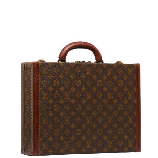 1 0147064 2 Louis Vuitton Monogram Coteville 40 Briefcase Brown