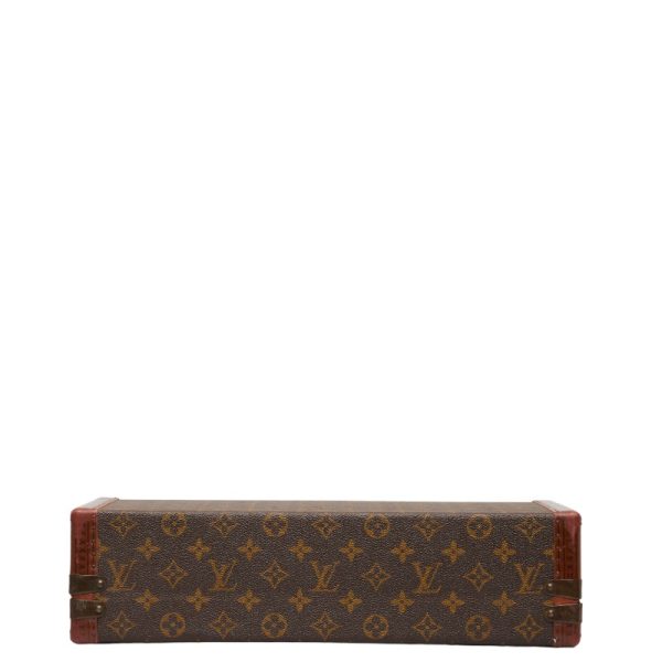 1 0147064 4 Louis Vuitton Monogram Coteville 40 Briefcase Brown