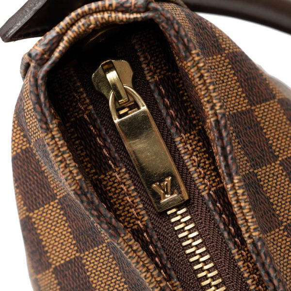 1 0147351 5 Louis Vuitton Damier Looping GM Shoulder Bag Brown