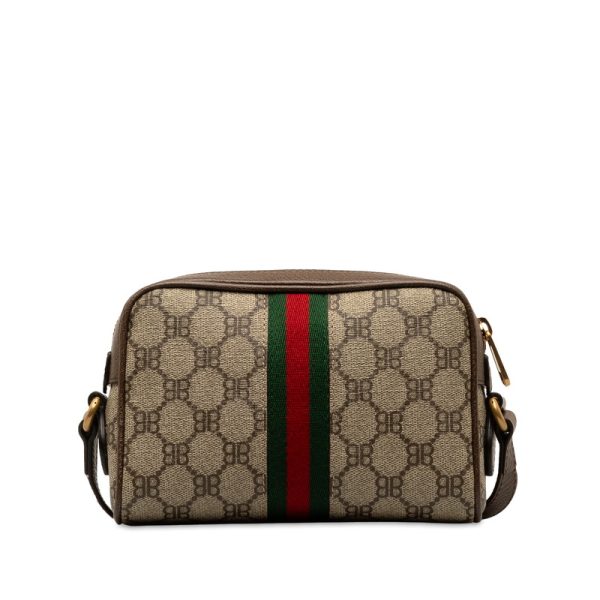 1 0147466 3 Gucci x Balenciaga The Hacker Project GG Supreme BB Shoulder Bag Beige