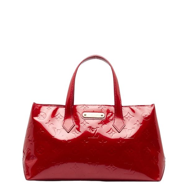 1 0148551 1 Louis Vuitton Vernis Wilshire PM M93642 Red Patent