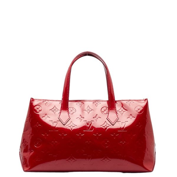 1 0148551 3 Louis Vuitton Vernis Wilshire PM M93642 Red Patent