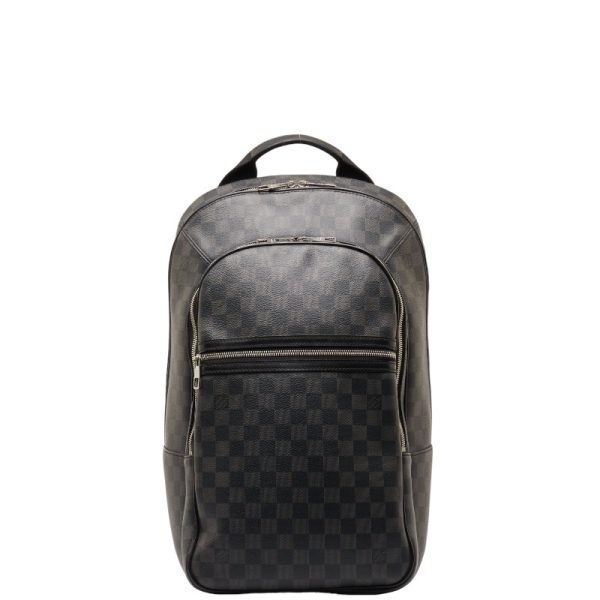 1 0148563 1 Louis Vuitton Damier Michael Graphite Rucksack Backpack N58024 Black