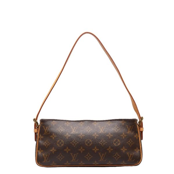 1 0148978 3 Louis Vuitton Monogram Viva cite MM Shoulder Bag Brown