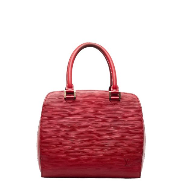 1 0148996 1 Louis Vuitton Epi Pont Neuf Handbag M52057 Castilian Red Leather