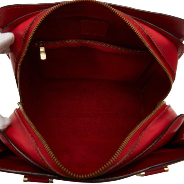 1 0148996 10 Louis Vuitton Epi Pont Neuf Handbag M52057 Castilian Red Leather