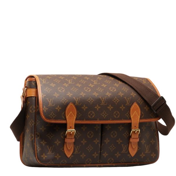 1 0149263 2 Louis Vuitton Monogram Givesire GM Shoulder Bag M42249 Brown